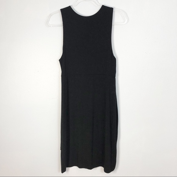 Athleta La Palma Dress Black Sleeveless Size Small Mini Athleisure - Picture 6 of 9
